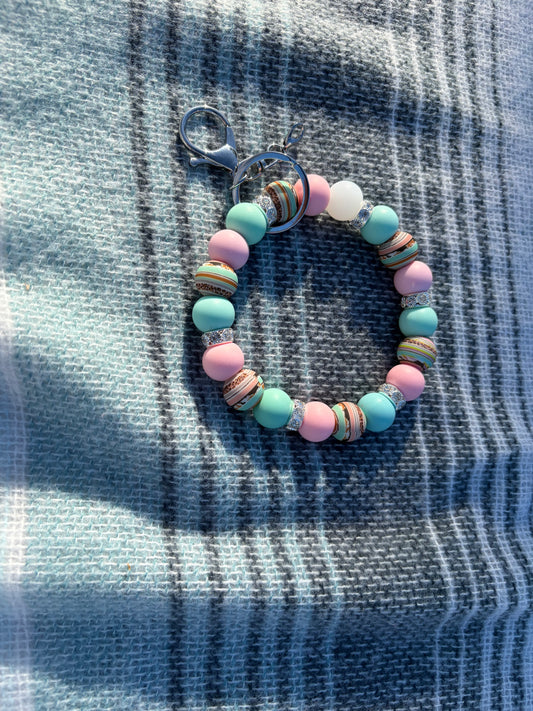 Candy Aztec Wristlet Keychain