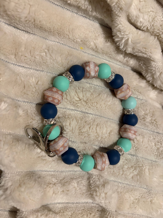 Western Aztec Wristlet Keychain