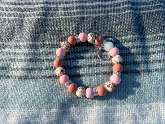 Autumn Gardens Wristlet Keychain