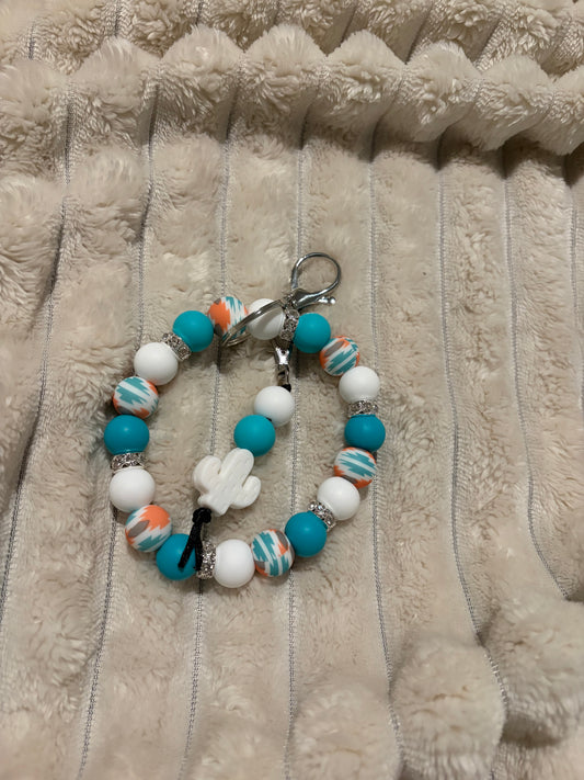 Aztec Wristlet Keychain Duo