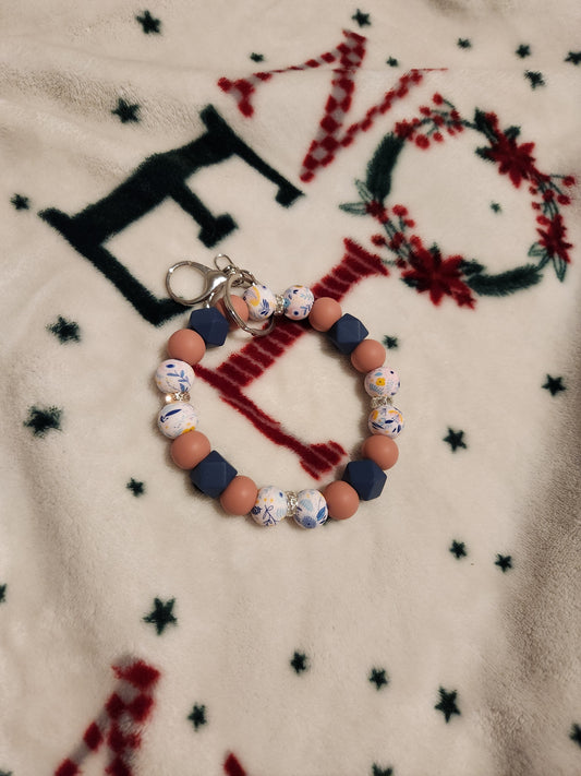 Coral Gardens Wristlet Keychain